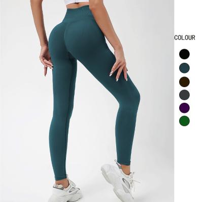 China Seamless Autumn And Winter High Waist Yoga Pants Leggings For Women Butt Lift Leggings Seamless Yoga Pants For Woman for sale