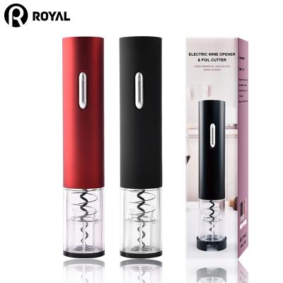 China Factory Wholesale Viable 4 in 1Set Dry Battery Portable Electric Wine Bottle Opener Kit à venda