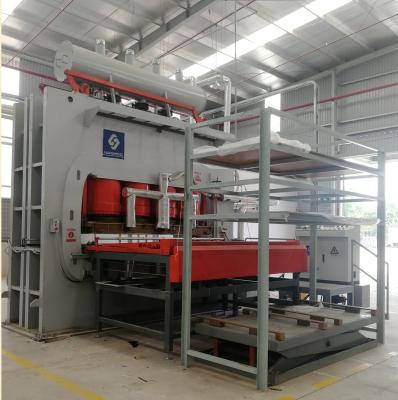 China High Grade Popular MDF Board Press Laminate Flooring Line for sale