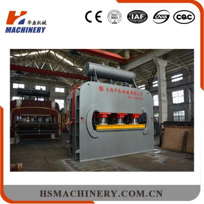 China New condition 6X8 2000T single wood wood machine short cycle borad decorating veneer hot press for sale