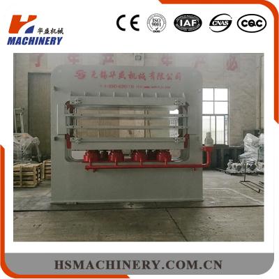 China Automatic Wood Based Multilayer Melamine Board Foam Pressing Machine for sale