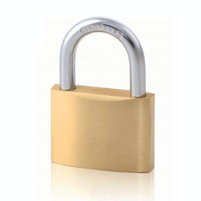 China Thick 20mm 25mm 30mm 40mm 50mm 60mm 70mm Brass Padlock for sale