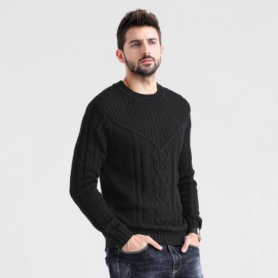 China Black and White Stripe Mens Knitwear Anti-Wrinkle Loose Sweater Men's Sweater Sweaters Pullover Sweaters for sale