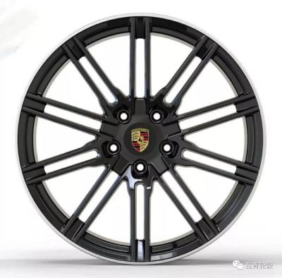 China Aluminum Alloy 19 Inch Black Deep Concave Forged Alloy Car Wheels 5x112 Mm Forged Car Wheels for sale