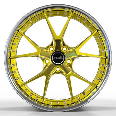 China Drive Wheel Custom Design 2 Piece Forged Wheel Rim For Car for sale