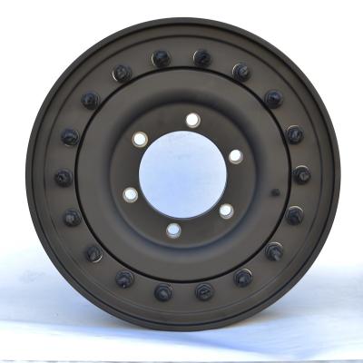 China Military Truck Hot Sale 2 Piece 20x10 20x11 Forged Aluminum Alloy Wheel Rims Military Truck Rims for sale