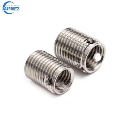 China Tanged Thread Inserts Brass Insert Stainless Steel SS304 Self-Tapping Threaded Inserts with Fine/Coarse Thread Type for sale