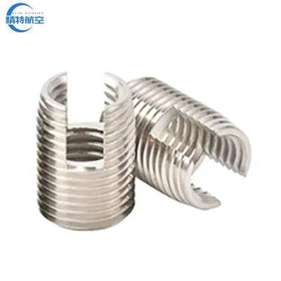 China Rotation Direction Right Rotation Three Hole Threaded Insert Ss303 Metric 302 Thick Wall Self Tapping M5 Thread Insert for sale