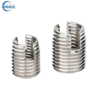 China 500pcs/bag Stainless Steel SS304 Slotted Thickwall Self-Tapping Threaded Inserts with 6h Thread Accuracy for sale