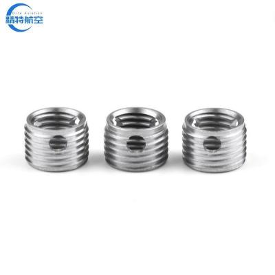 China with Circular Hole Self-Tapping Insert Zinc Plated Brass Insert Repair Internal Thread Fastener for sale