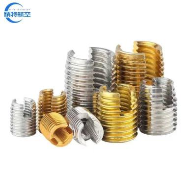 China T/T Payment Type Nominal Length 1d-3D Metric Inch Slotted Holes Cuted Self-Tapping Threaded Insert for sale