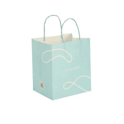 China Custom Recycled Materials Kraft Paper Bag For Gift Packing Kraft Paper Bag Shopping Takeout Paper Bags for sale