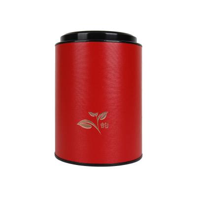 China Small Recyclable Corrugated Cardboard Cylinder Gift Packaging Luxury Black Round Paper Tube Box for sale