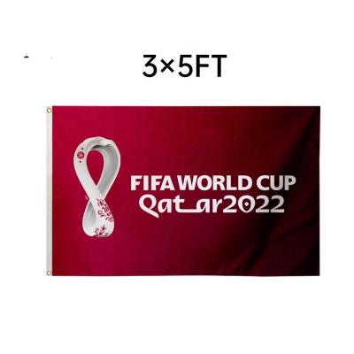 China 2022 World Cup Waterproof Eco-friendly Custom Teams Flags For Car Flag Fan Banners Country Flags World Cup for sale