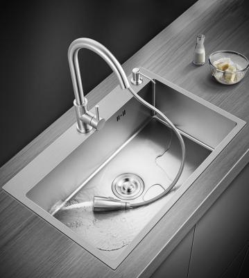 China With Faucet Most Popular Custom Size Stainless Steel Practical Luxury Kitchen Sink for sale