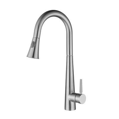 China Shower Type Thermostatic Faucets Stainless Steel Stainless Steel Durable 304 Pull Out Kitchen Sink Faucet for sale