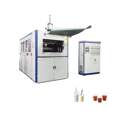 China Used plastic cup thermoforming machine disposable plastic cup making machine/glass forming machine /food tray thermoforming machine for sale