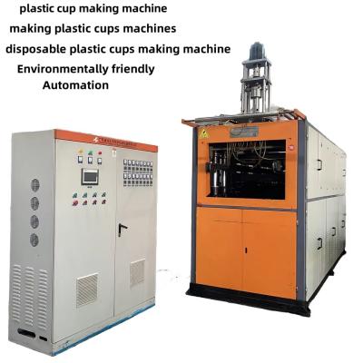 China Fully automatic plastic cup making machine, the forming area is 750*520-250 stroke plastic thermoforming machine. for sale