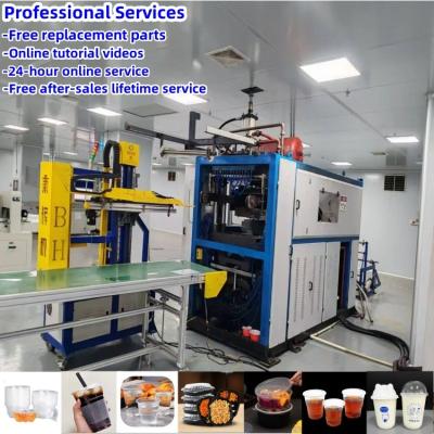 China Used Automatic Thermoforming Machine Providing Comprehensive Technical Support and After-Sales Service for Plastic Cup Making for sale