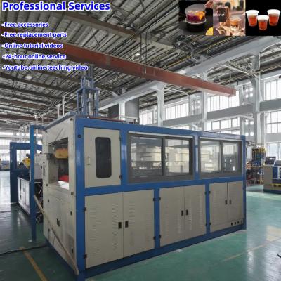 China PLC Control System Used Plastic Cup Making Machine for High Production Efficiency and Automation for sale