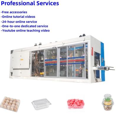 China Used Fully Automated Plastic Vacuum Forming Machine High Durability Easy To Operate For Plastic Fruit Boxes for sale