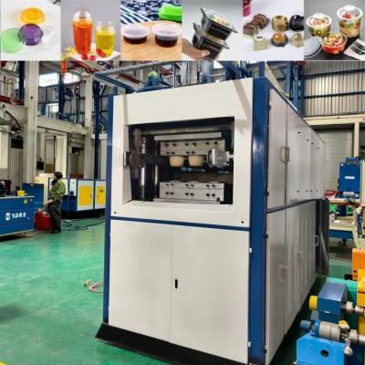 China Used High-Speed Automatic plastic cup maker machine Gas Consumption 4200-5000L/min Free After-sales Lifetime Service for sale