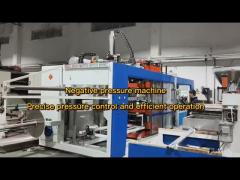 One-stop efficient production plastic vacuumforming machine