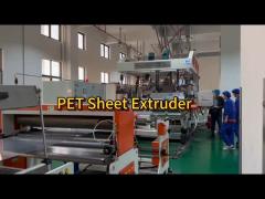 Can produce high transparent PET sheet extruder