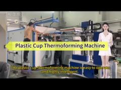 Fully automatic plastic cup thermoforming machine