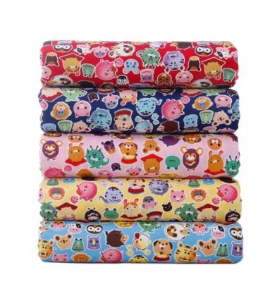 China High Quality Digital Printing Woven 100% Cotton Fabric Shrink-Resistant For Kid's Floral Dress for sale