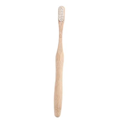 China New Product Degradable Hot Selling Ergonomic Design Bamboo Toothbrush for sale