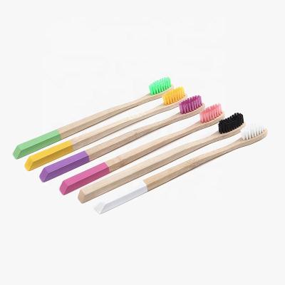 China Factory Natural High Quality Biodegradable Adult Bamboo Toothbrush Degradable for sale