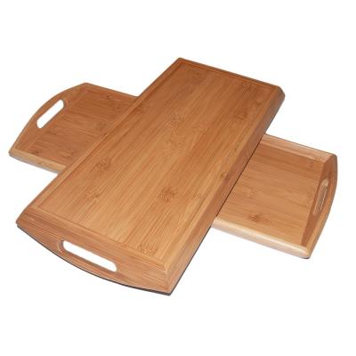 China Eco Friendly Custom Bamboo Trays Logo For Food Snake Serving Tray BFT-L04 for sale