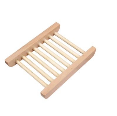 China Modern Wholesale Natural Bamboo Custom Square Soap Holder For Bathroom for sale