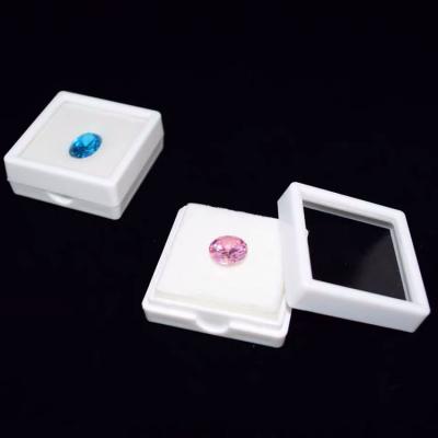 China Convenient and easy to carry. Wholesale High Quality Lid Diamond Glass Display Box for sale