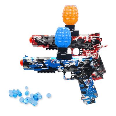 China Shooting Playing Games Outdoor Automatic Electric Gun Toy Ammo Splatter Ball Gun Pistola De Gel m1911 for sale