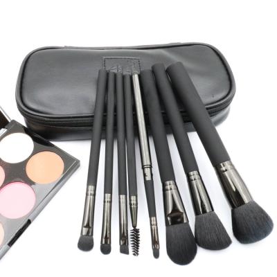 China Black Multifunctional Professional Smudge Brush Makeup Brush Set Professional Cosmetic Tool for sale