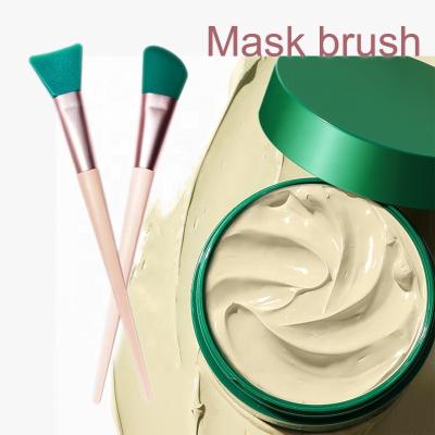 China Smudge Brush Cosmetics Makeup Tools DIY Facial Mask Applicator Soft Brush Silicone Facial Brush for sale