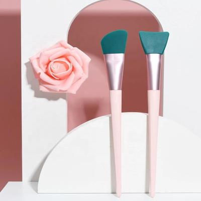 China Smudge Brush Knife Shaped Applicator Sweeps Factory Direct Selling Custom Packaging Silicone Mask Brush for sale