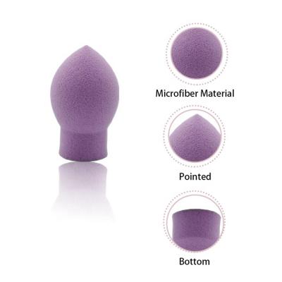 China Fashion Customized Professional Powder Puff Bulb Shaped Finger Soft Mini Makeup Sponge for sale