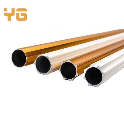 China Modern cheap factory selling profile aluminum curtain rail carving aluminum curtain rod 9-2A for sale