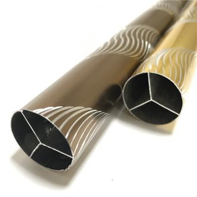 China Aluminum Round Aluminum Aluminum Profiles Curved Curve Rod Pole Pipe Tube For Curtain 7-6C Curtains for sale