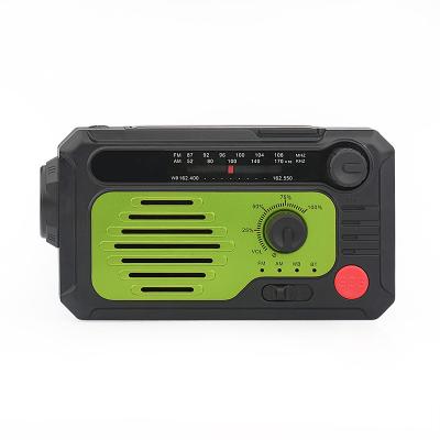 China PORTABLE Waterproof Hand Crank Dynamo Flashlight AM FM BT NOAA Weather SOS Power Bank Solar Emergency Survival Radio for sale