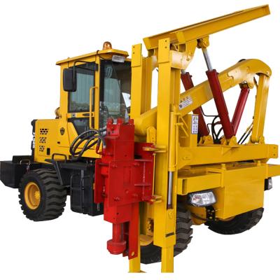 China Chinese factory produces hydraulic diesel photovoltaic mini pile driver auger piling machine pile price zu verkaufen