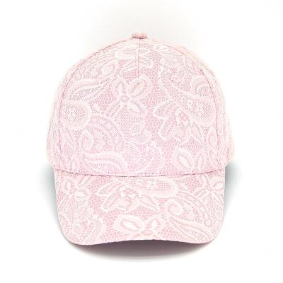 China JOINT Custom Made Simple Women's Baseball Caps Lace Up For Girls, Ladies Blank Curved Baseball Cap for sale