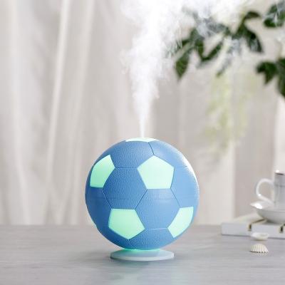 China Household hot sale creative modern simple football electronic USB led air humidifier cool mist football humidifier changed 7 colors for sale