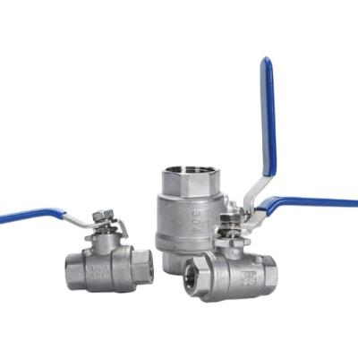 China 2PC General Water Valve Stainless Steel Float Ball Valve Used For Industrial for sale