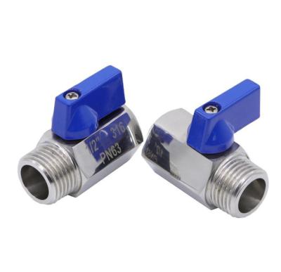 China General 316 Stainless Steel BSP Female And Male BSP Mini Ball Valve for sale