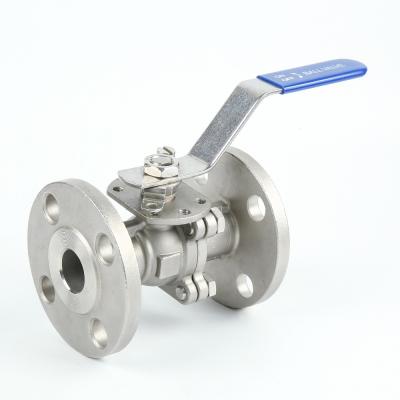 China General cf8/cf8m stainless steel flange high pressure ball valve for sale