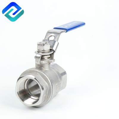 China 2pc 2000wog Stainless Steel Precision Casting General Ball Valve for sale